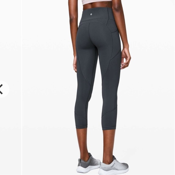 Lululemon All The Right Places Crop II *23" Grey Pants Size 10 - Picture 4 of 12